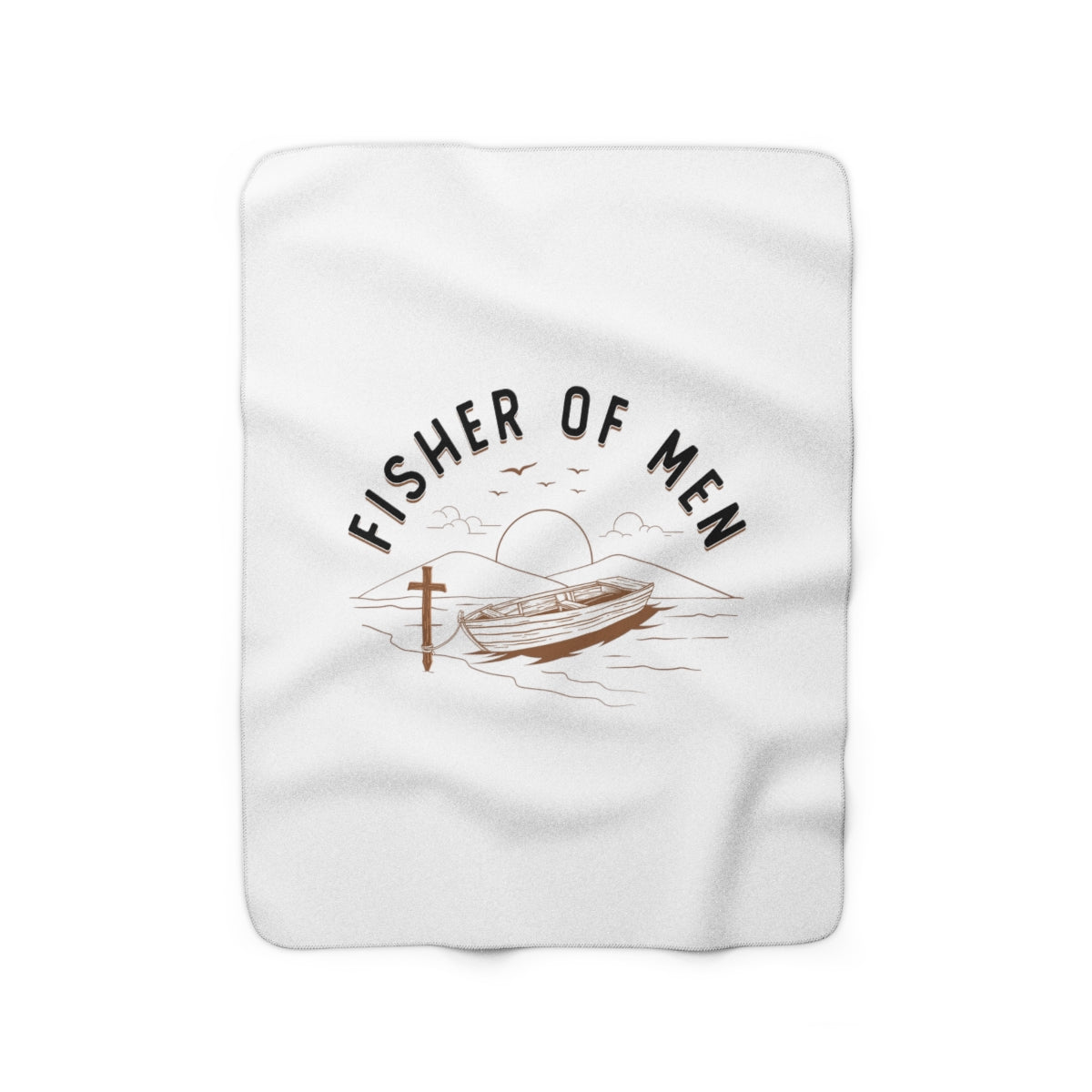 Fisher of Men - Sherpa Fleece Blanket