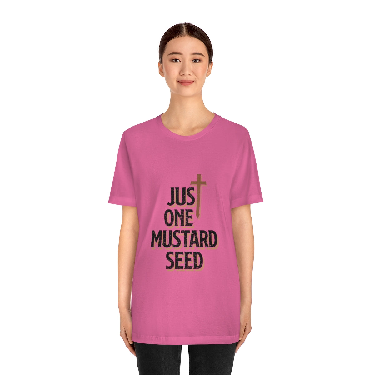 Just One Mustard Seed - Unisex Jersey Short Sleeve Tee