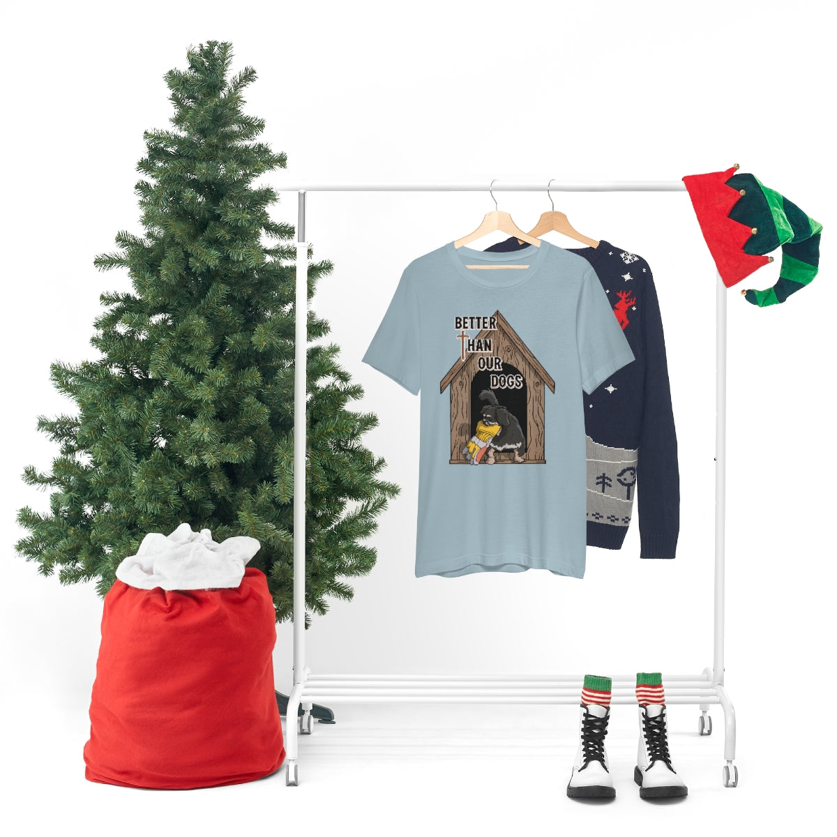 Better Than Our Dogs - Unisex Jersey Short Sleeve Tee