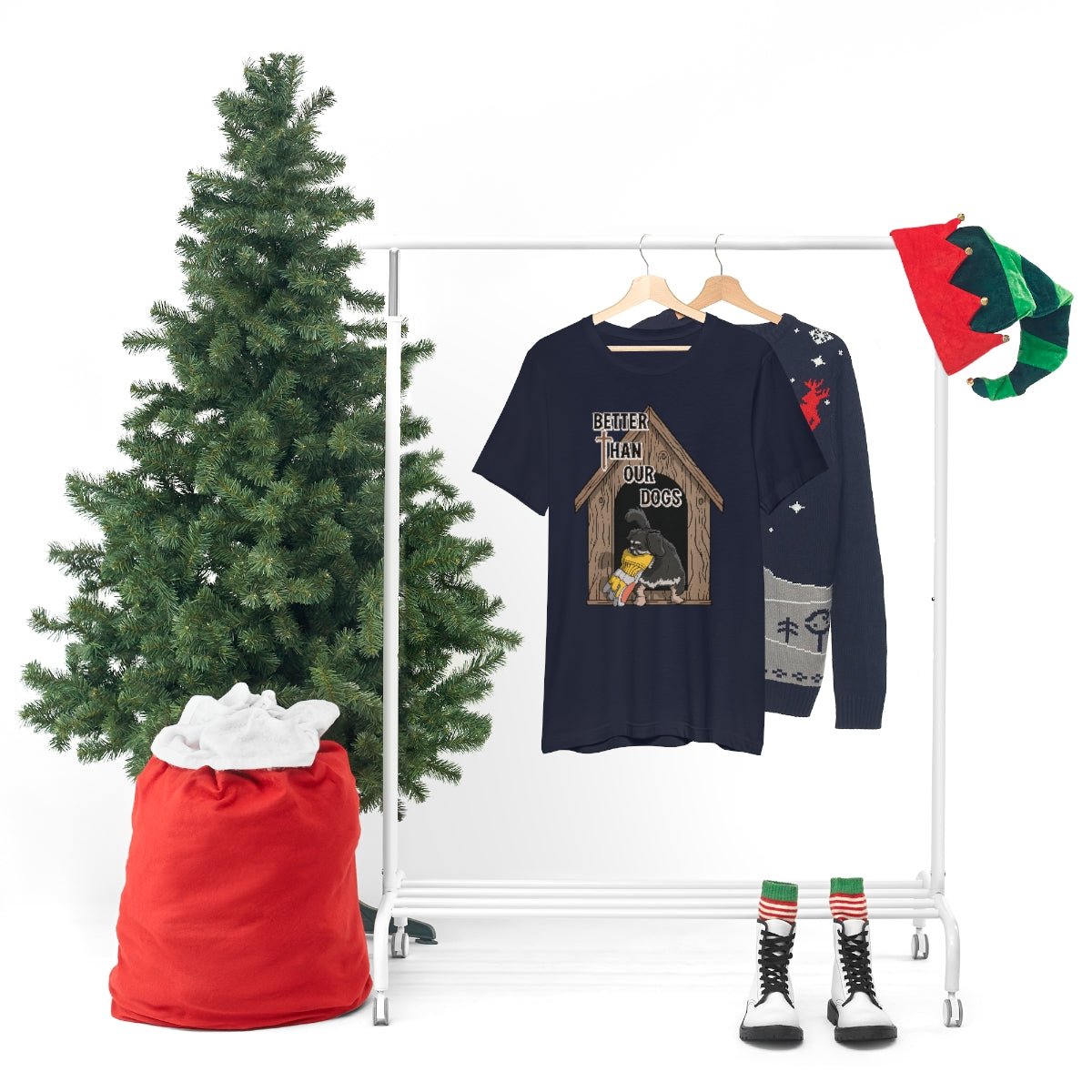 Better Than Our Dogs - Unisex Jersey Short Sleeve Tee