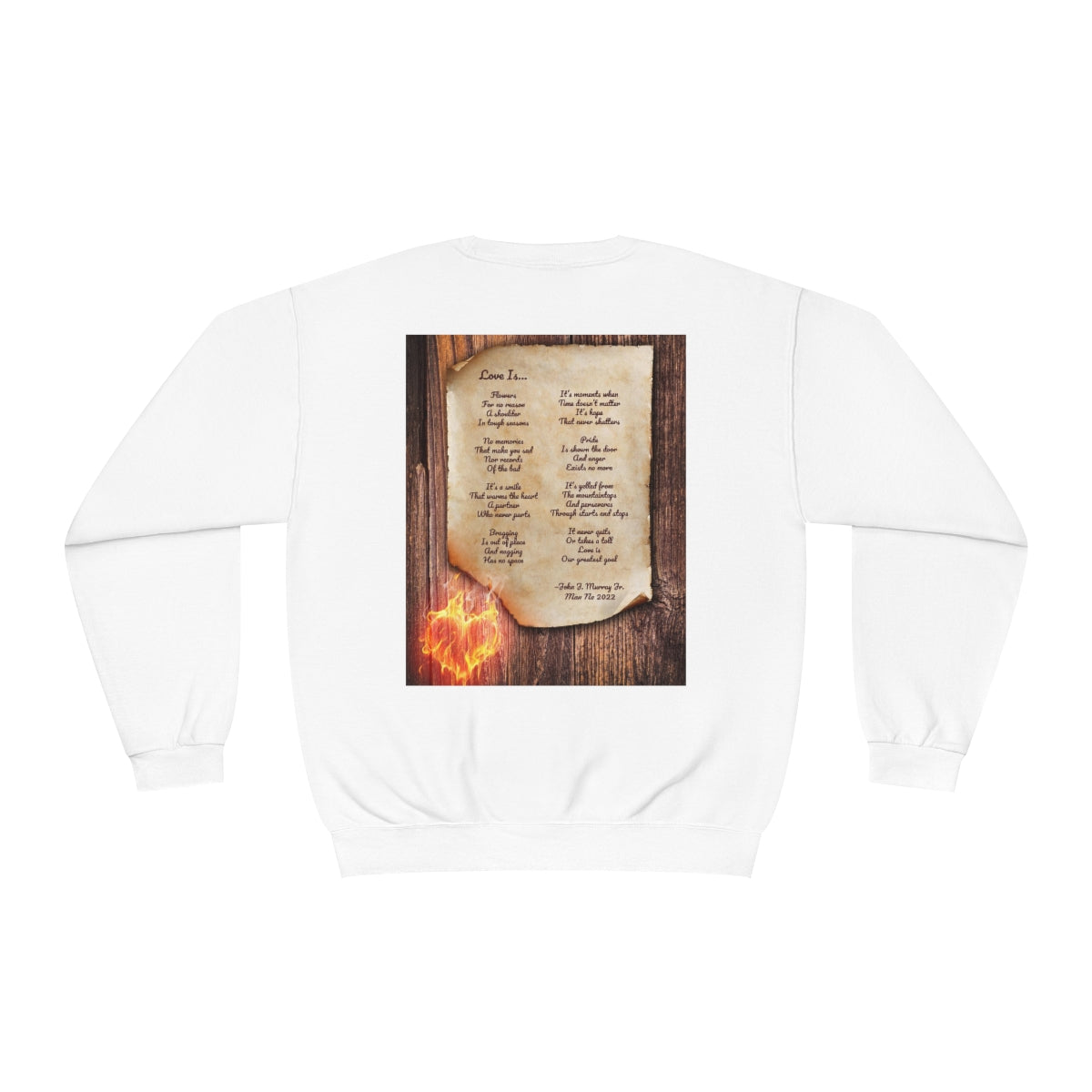 Love Is - Man Na - Unisex NuBlend® Crewneck Sweatshirt
