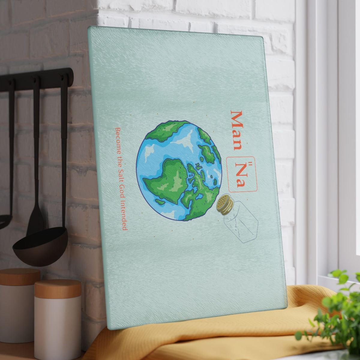 Man Na - Glass Cutting Board