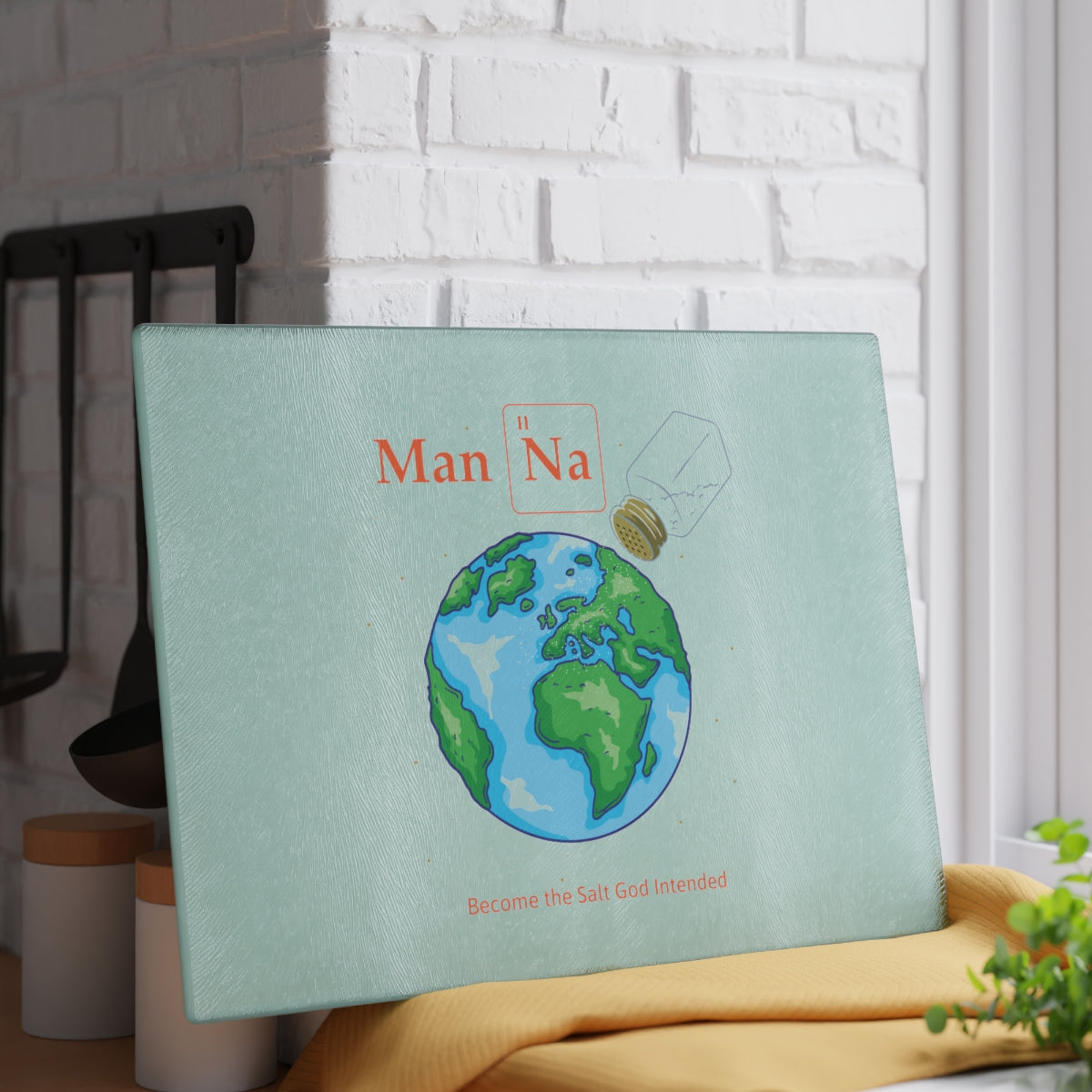 Man Na - Glass Cutting Board