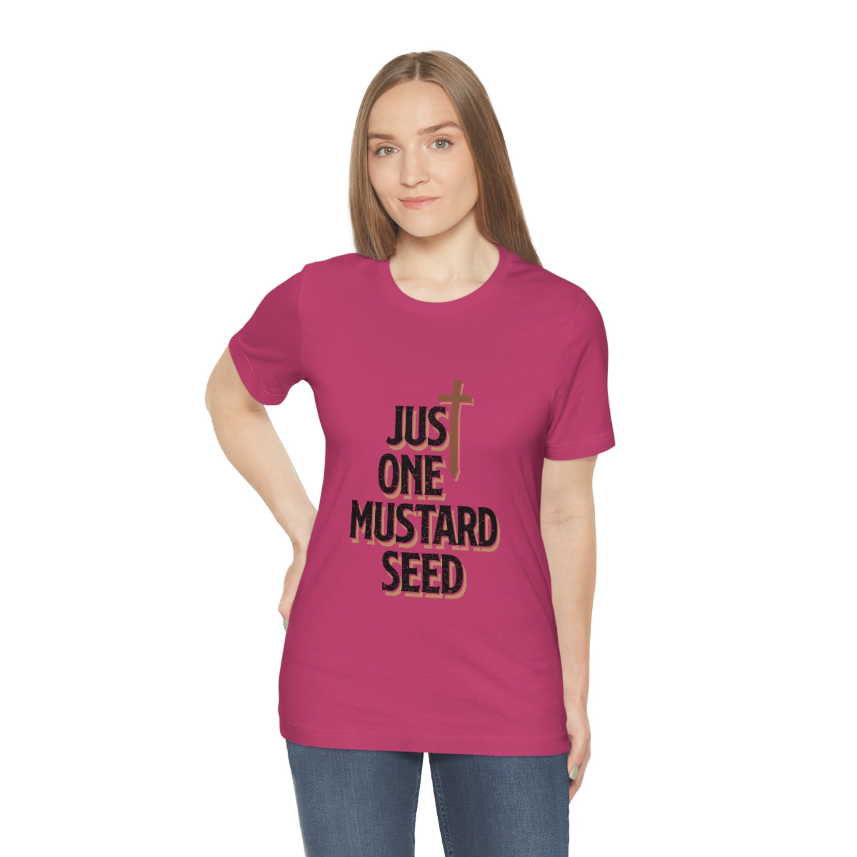 Just One Mustard Seed - Unisex Jersey Short Sleeve Tee