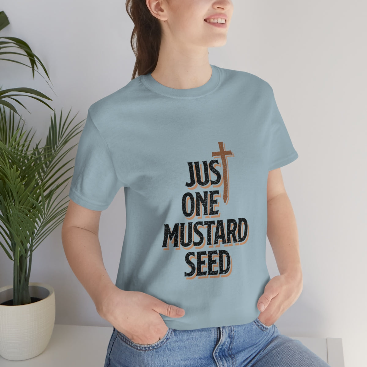 Just One Mustard Seed - Unisex Jersey Short Sleeve Tee