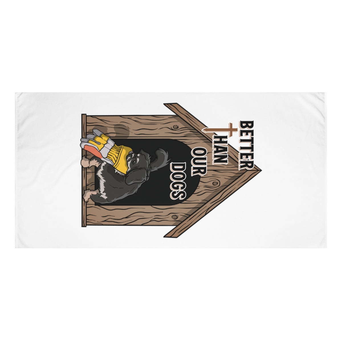 Better Than Our Dogs - Beach Towel, 30x60