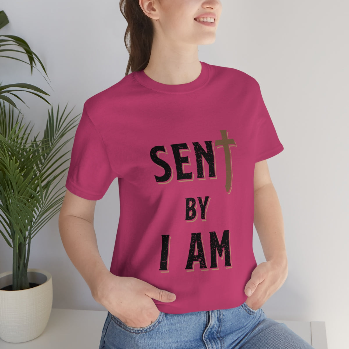 Sent By I Am - Unisex Jersey Short Sleeve Tee