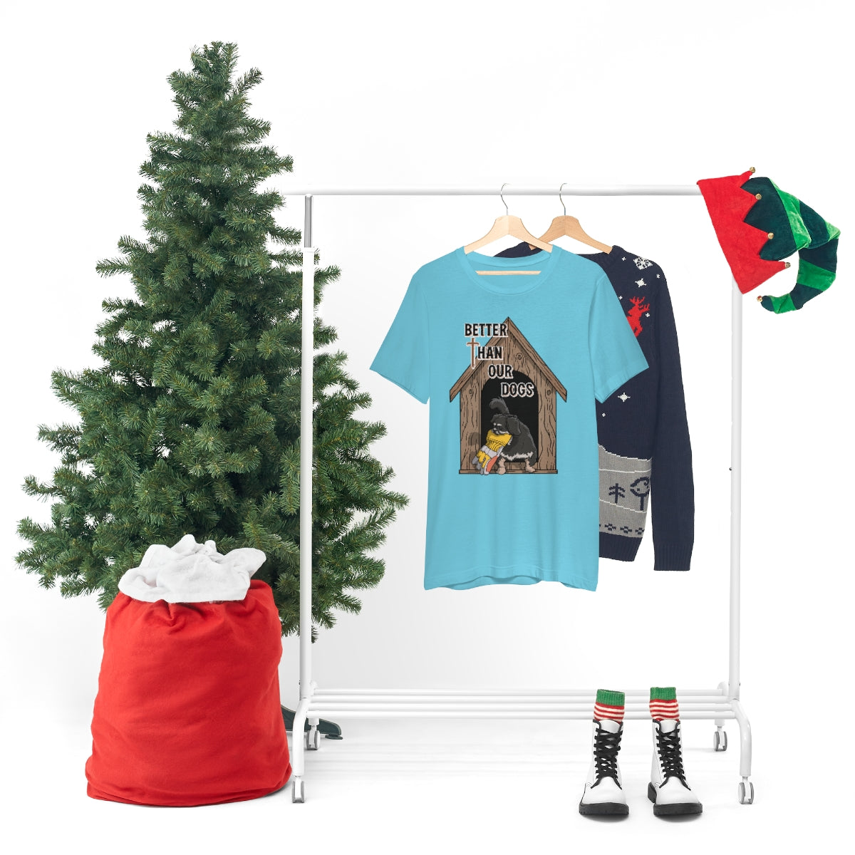 Better Than Our Dogs - Unisex Jersey Short Sleeve Tee