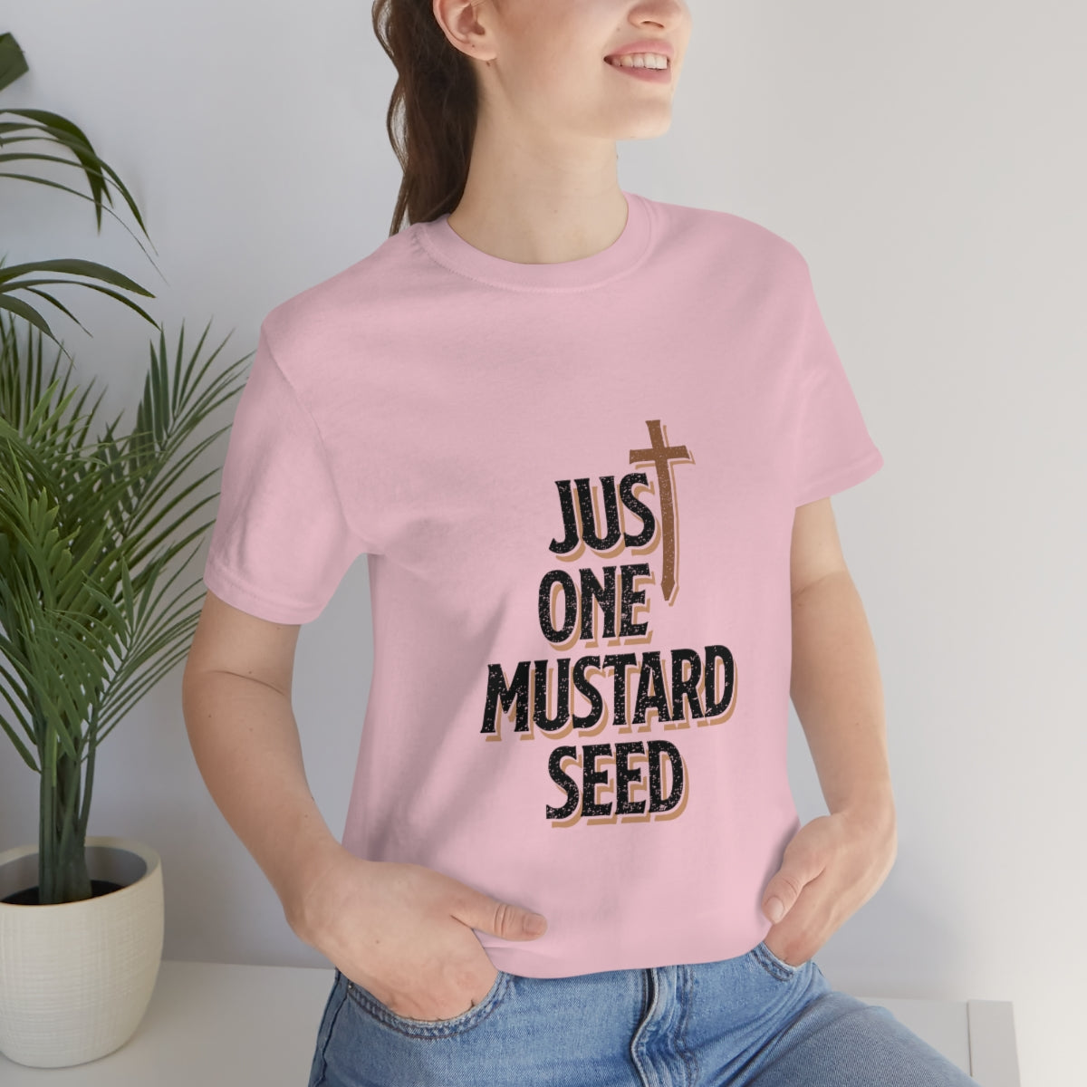 Just One Mustard Seed - Unisex Jersey Short Sleeve Tee