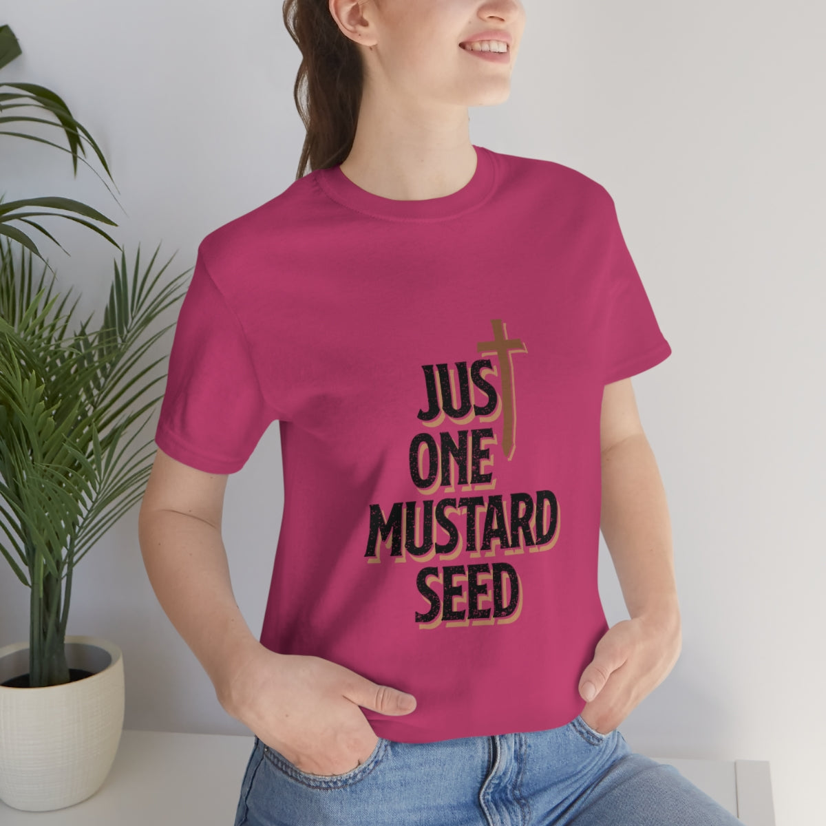 Just One Mustard Seed - Unisex Jersey Short Sleeve Tee