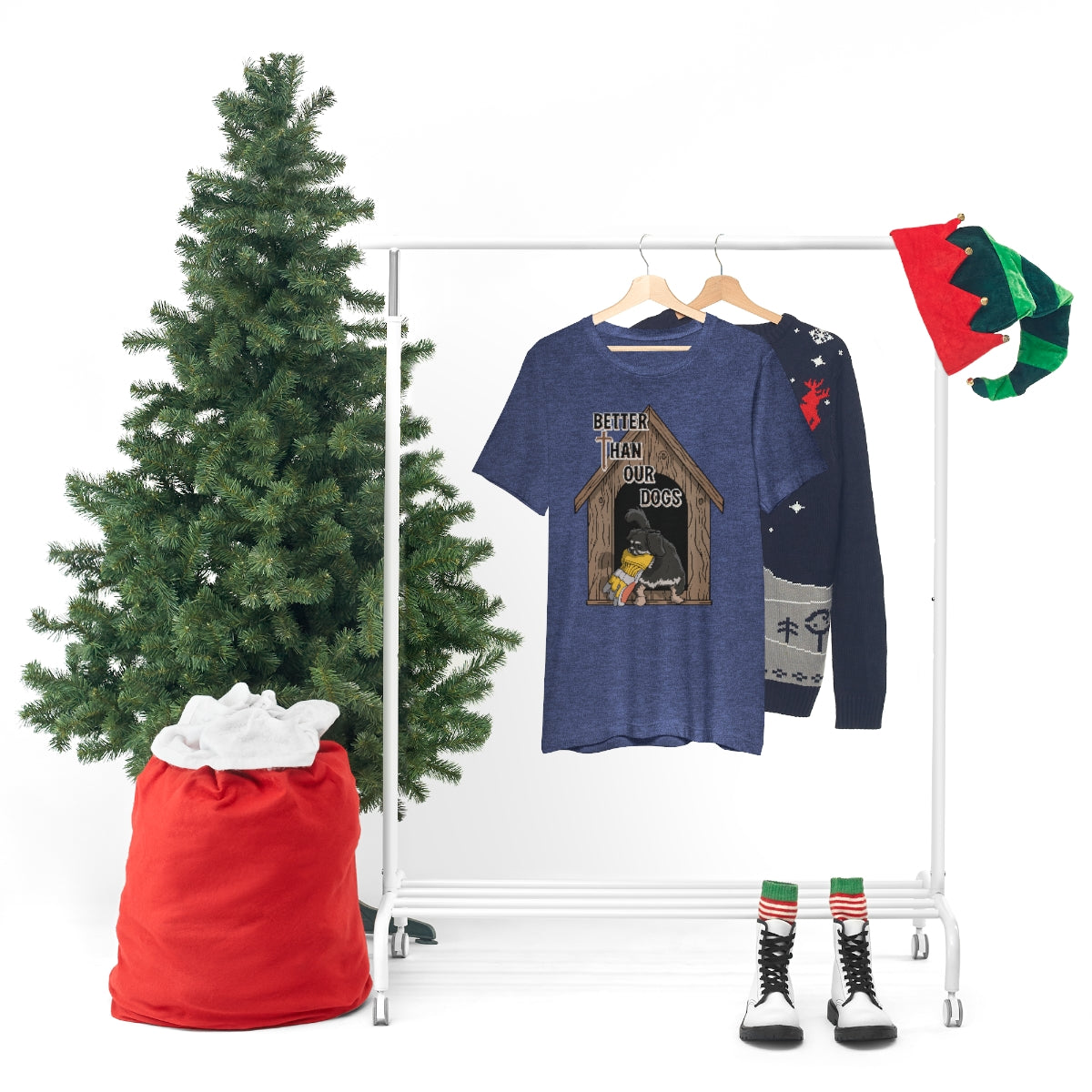 Better Than Our Dogs - Unisex Jersey Short Sleeve Tee
