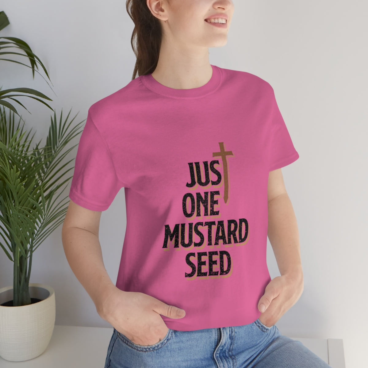 Just One Mustard Seed - Unisex Jersey Short Sleeve Tee