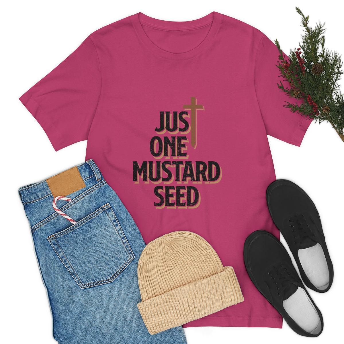 Just One Mustard Seed - Unisex Jersey Short Sleeve Tee