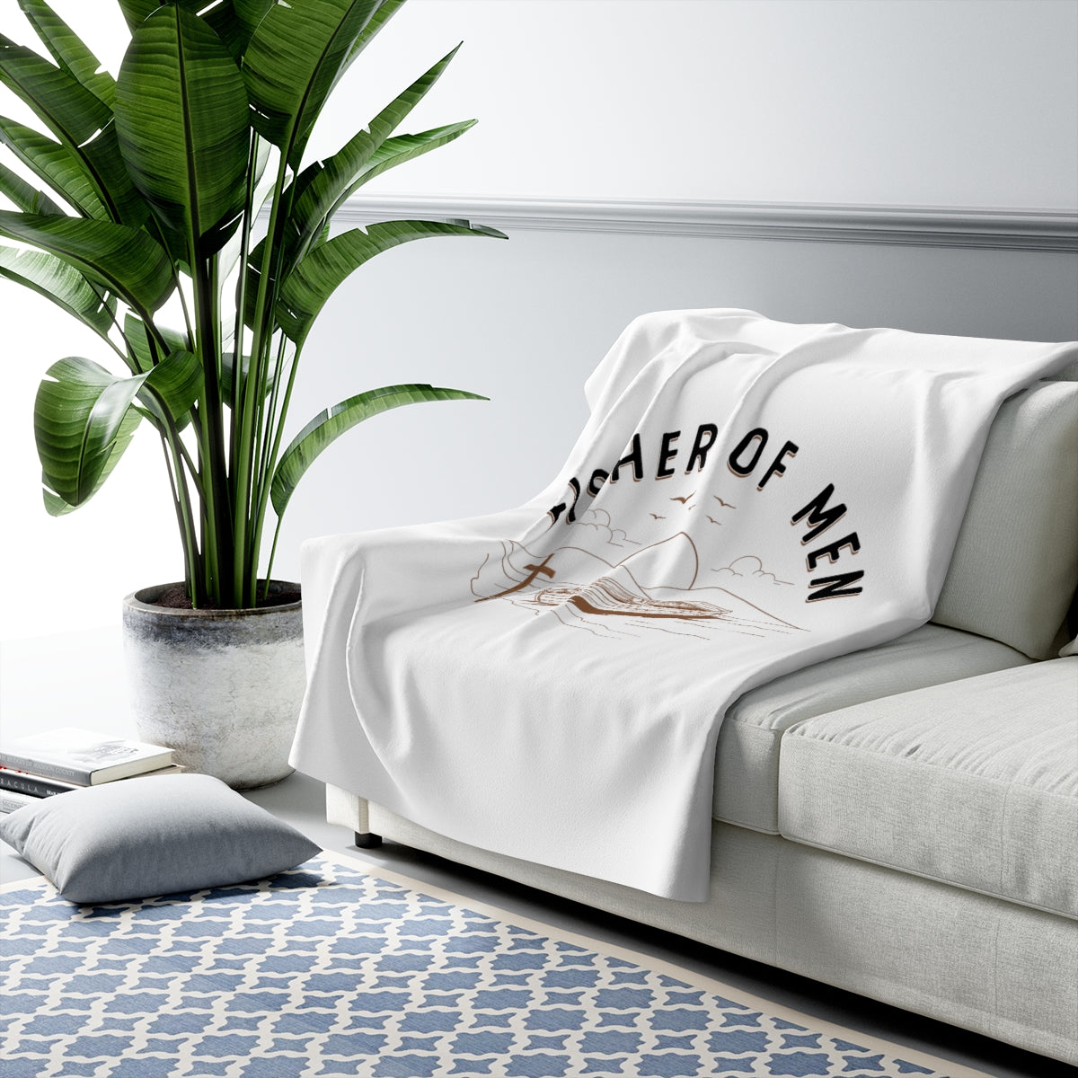 Fisher of Men - Sherpa Fleece Blanket