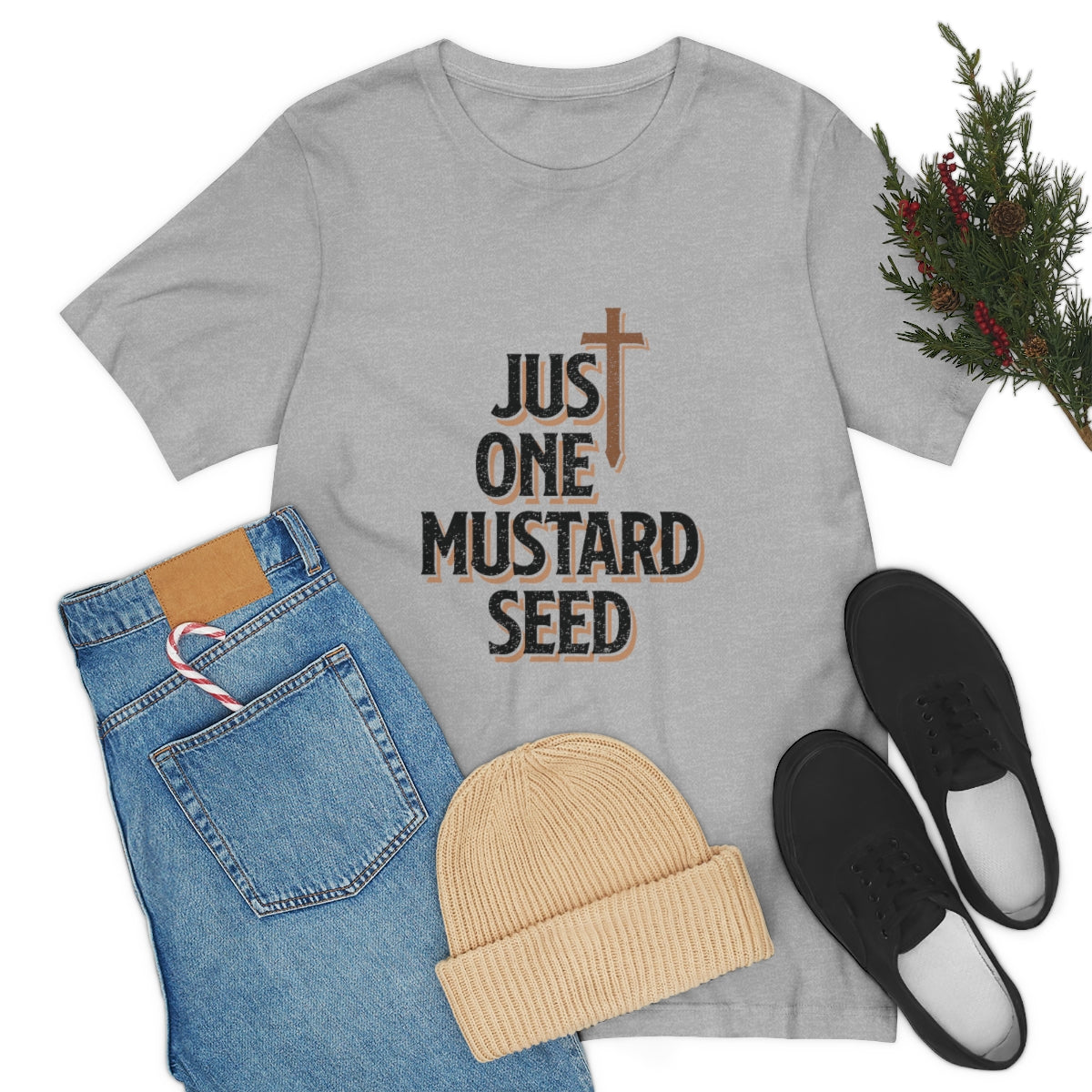 Just One Mustard Seed - Unisex Jersey Short Sleeve Tee
