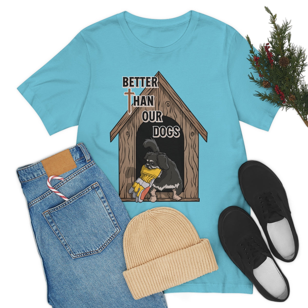 Better Than Our Dogs - Unisex Jersey Short Sleeve Tee