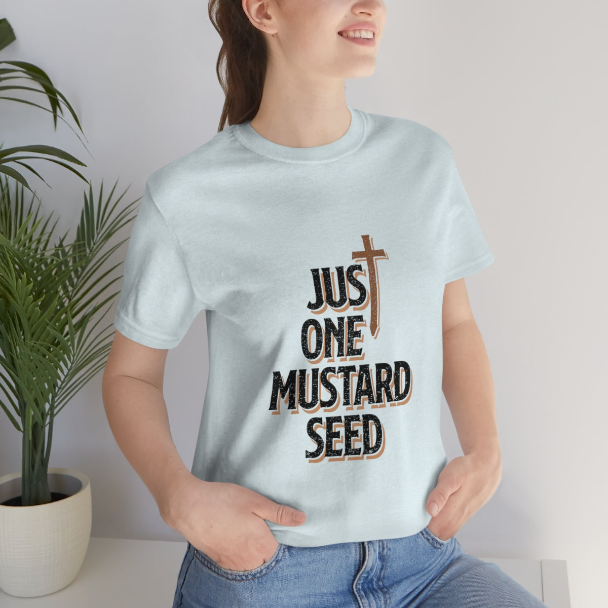 Just One Mustard Seed - Unisex Jersey Short Sleeve Tee