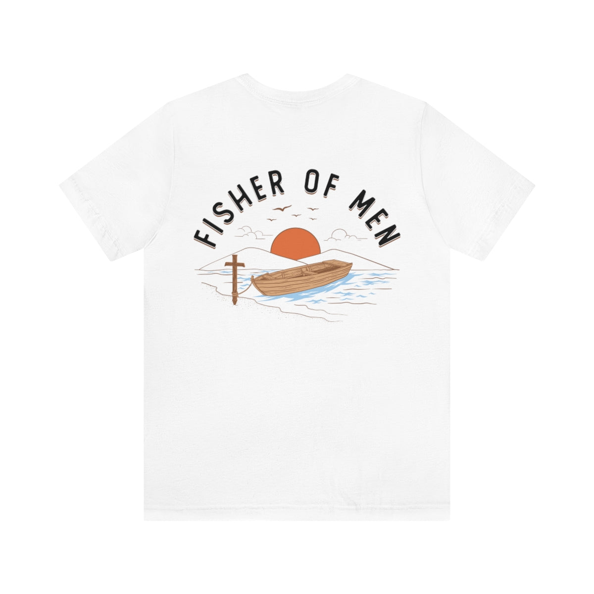 Fisher of Men Short Sleeve Crewneck Tee - Color Design on Back