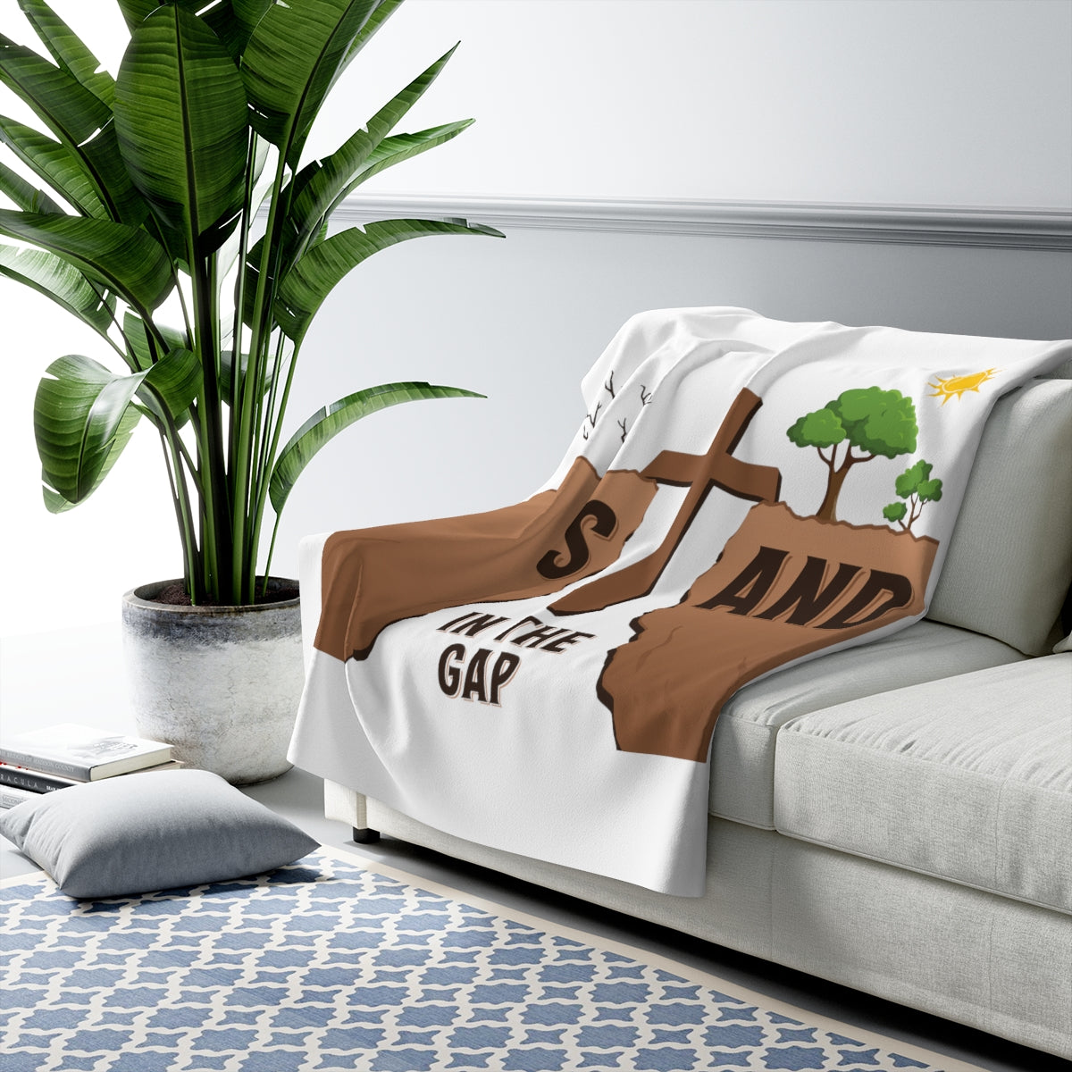 Stand in the Gap - Sherpa Fleece Blanket
