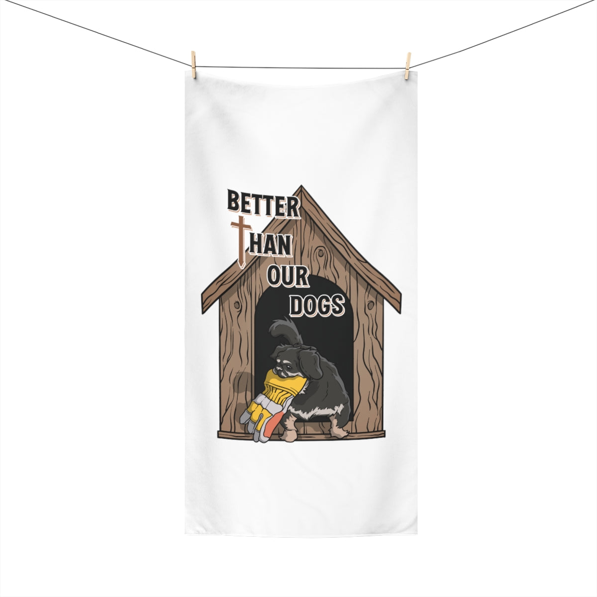 Better Than Our Dogs - Beach Towel, 30x60